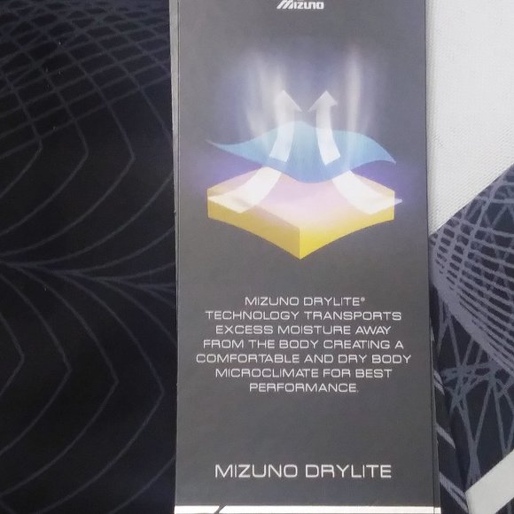 MIZUNO Lotus 3/4 Tights Running Crop Leggings Athletic Activewear Yoga Pants New - Picture 8 of 10